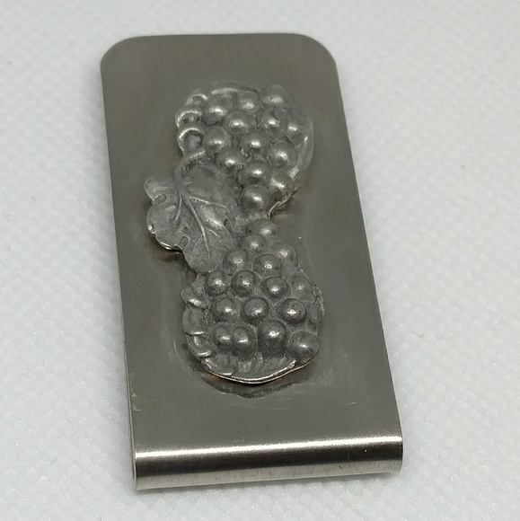 Money clip with pewter grapes - Picture 4 of 6